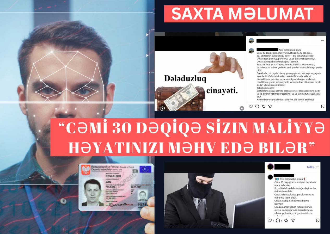 “Cəmi 30 dəqiqə sizin maliyyə həyatınızı məhv edə bilər”-başlıqlı mətnin Azərbaycana aidyyatı yoxdur!