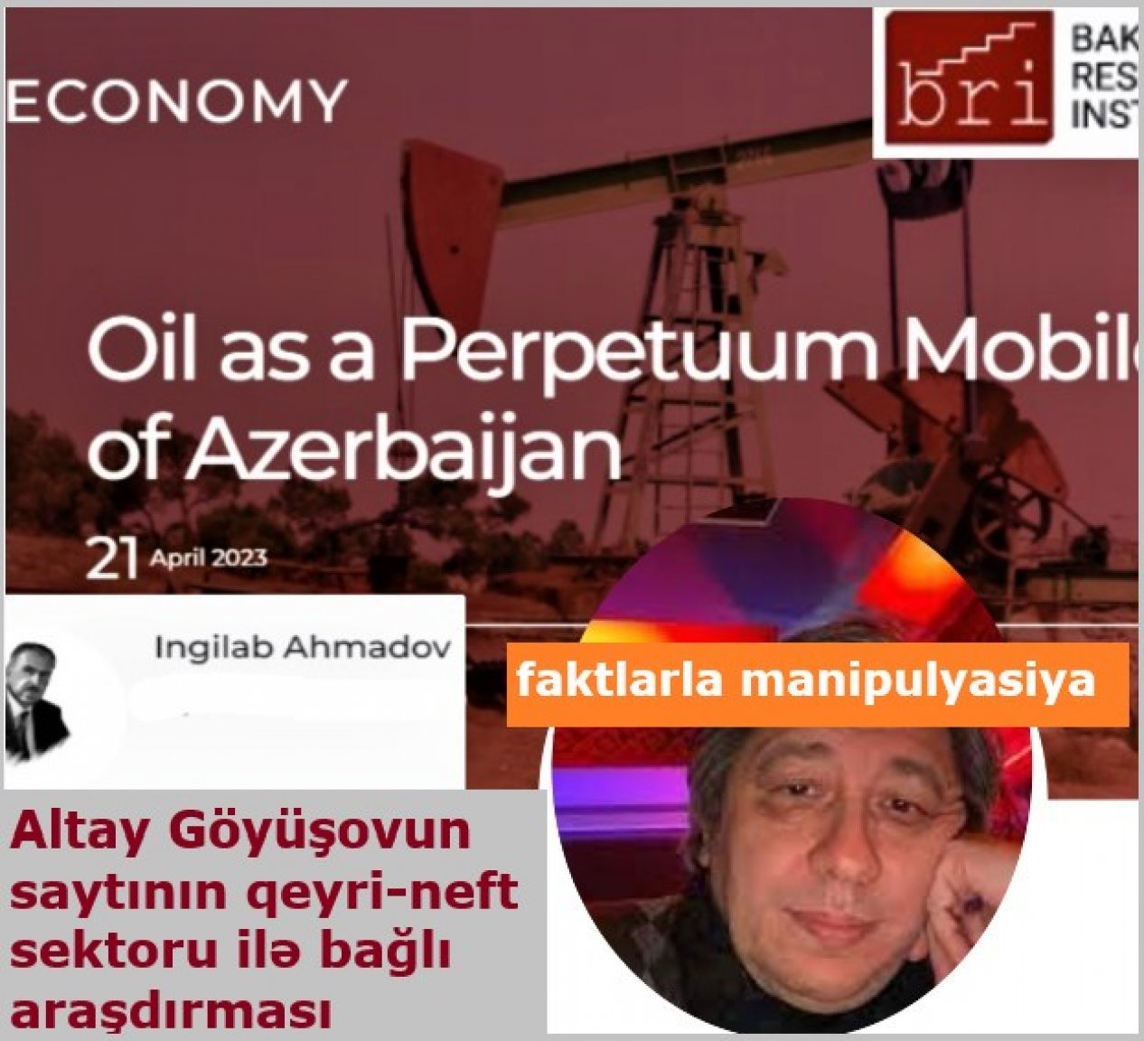Altay Göyüşovun saytının qeyri-neft sektoru ilə bağlı araşdırmasını analiz etdik