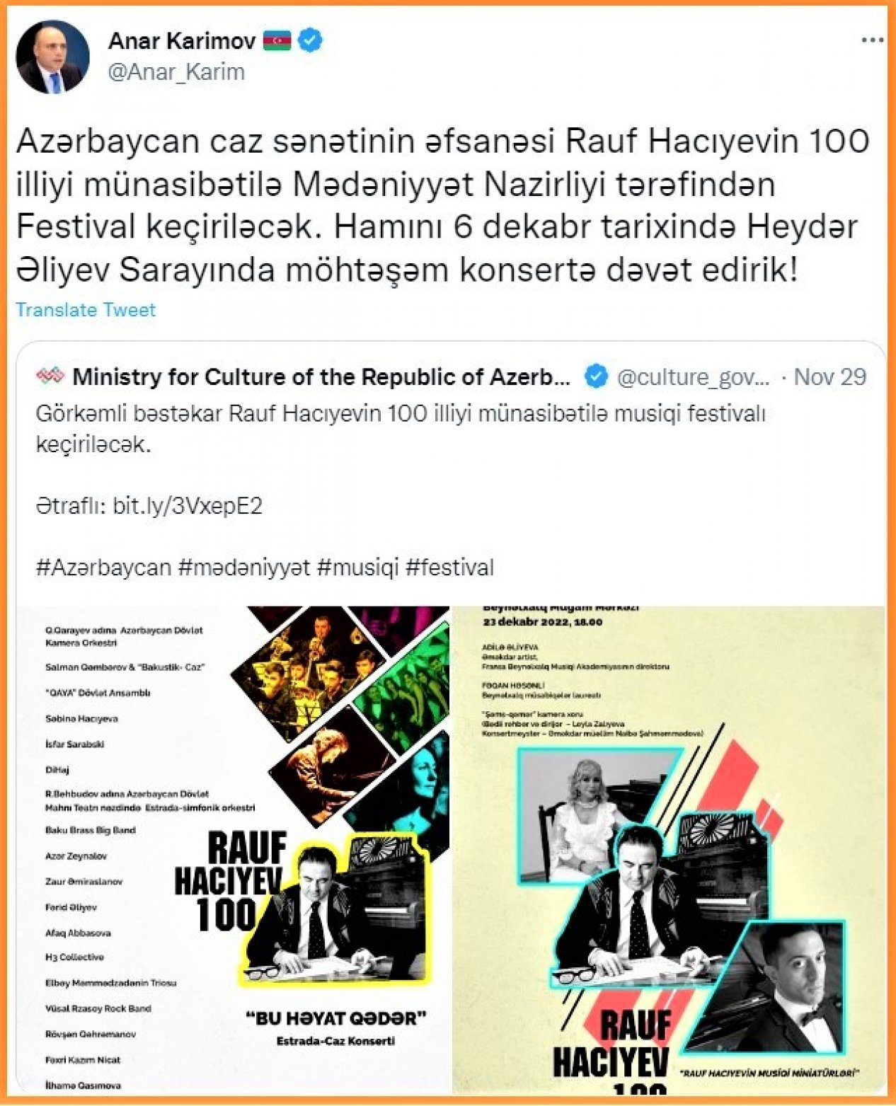 Rauf Hacıyev Azərbaycan caz sənətinin əfsanəsidir?
