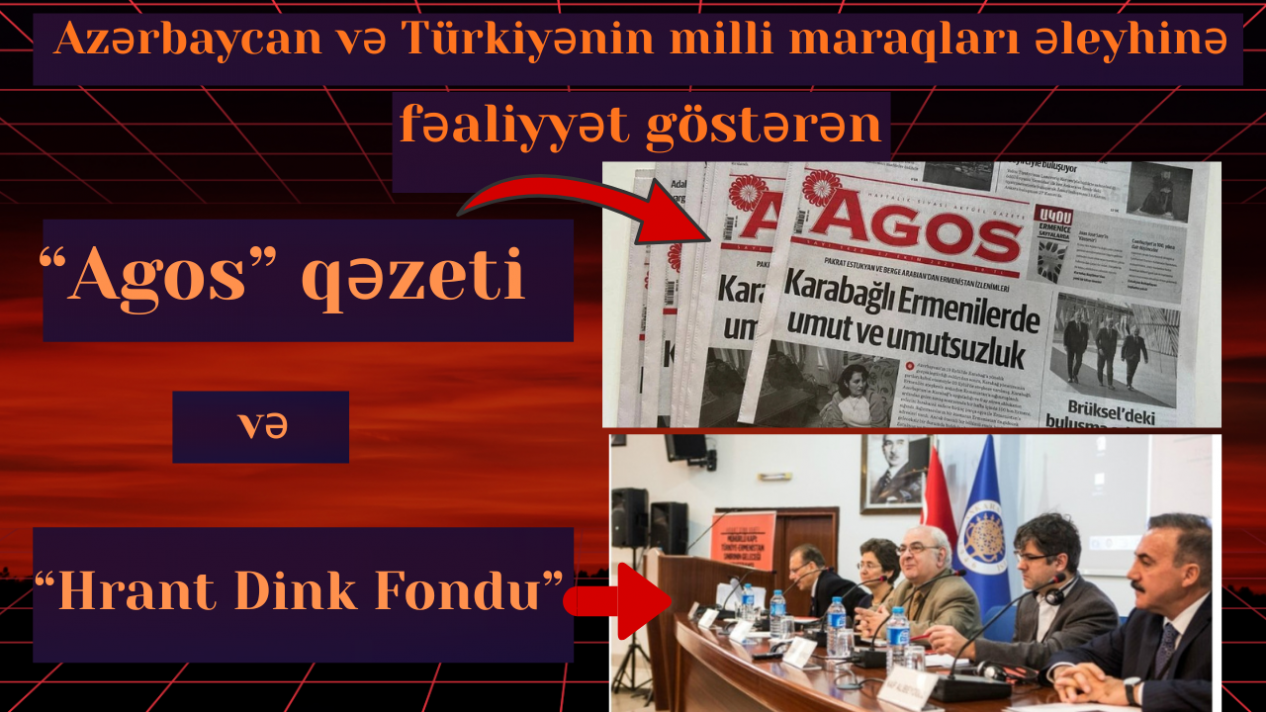 Azərbaycan və Türkiyənin milli maraqları əleyhinə fəaliyyət göstərən  “Agos” qəzeti və “Hrant Dink Fondu”