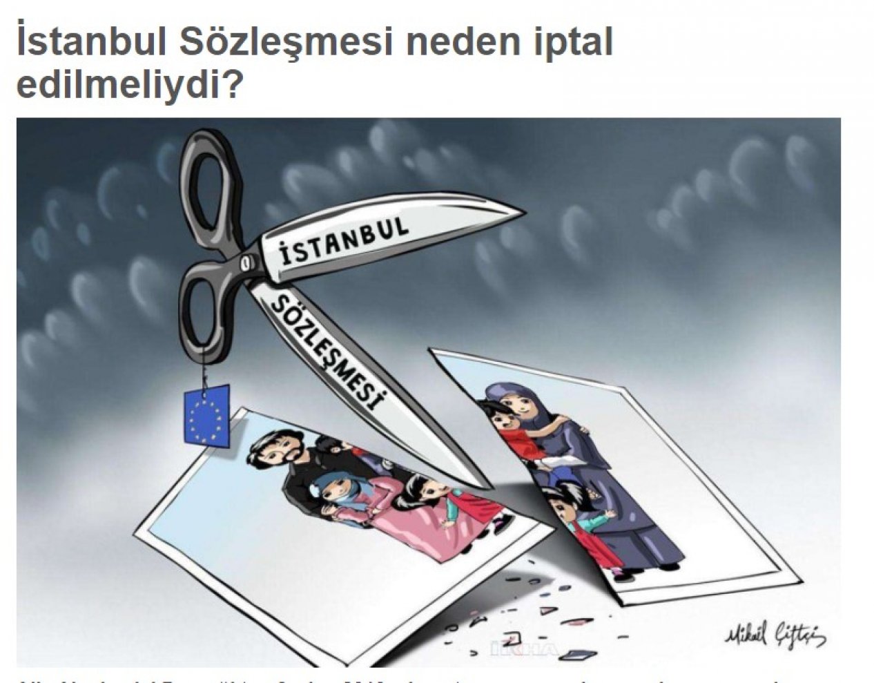 Türkiye’nin İstanbul Sözleşmesi’nden çekilmesi...