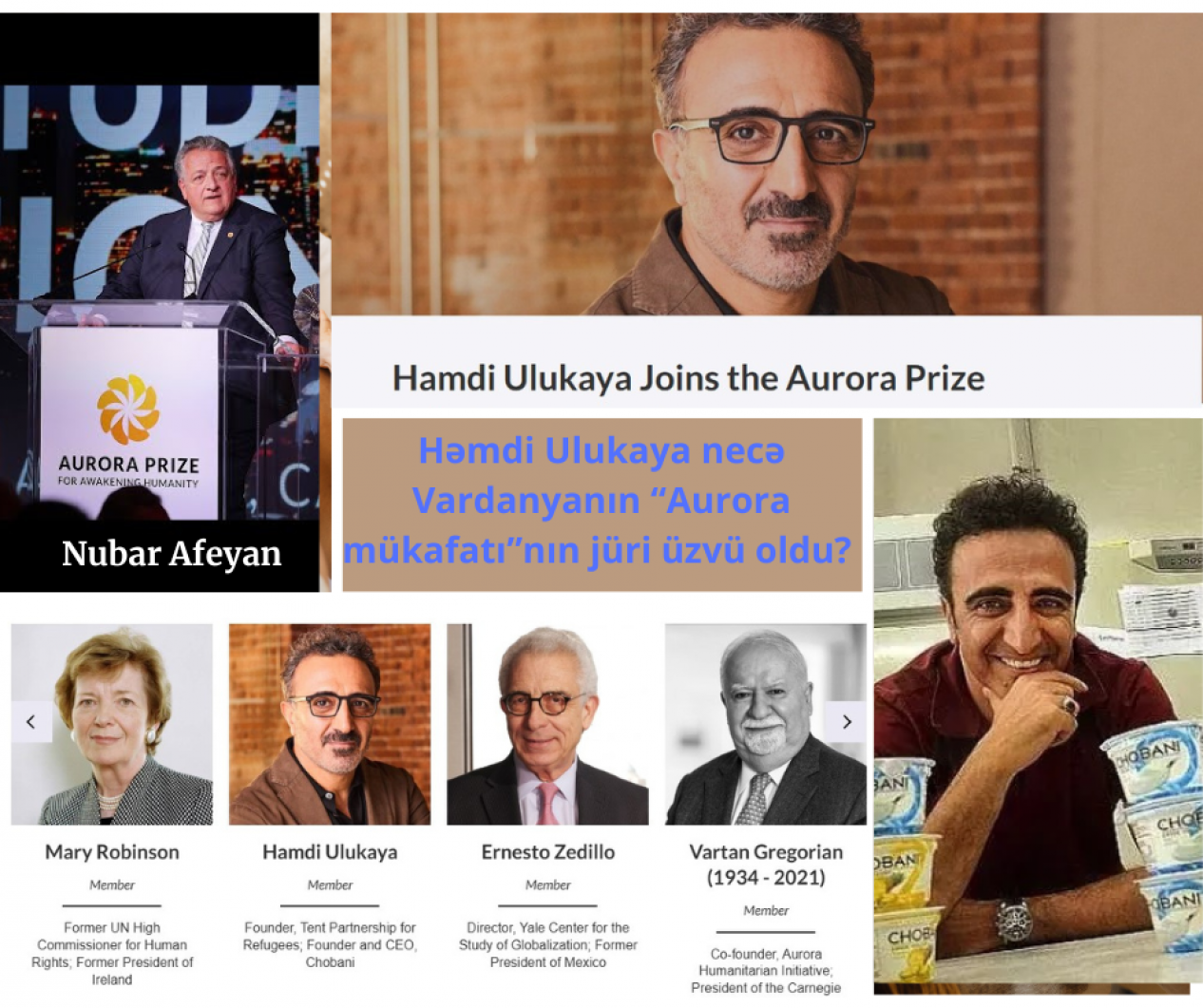 Həmdi Ulukaya və Vardanyanın “Avrora”sını birləşdirən səbəblər