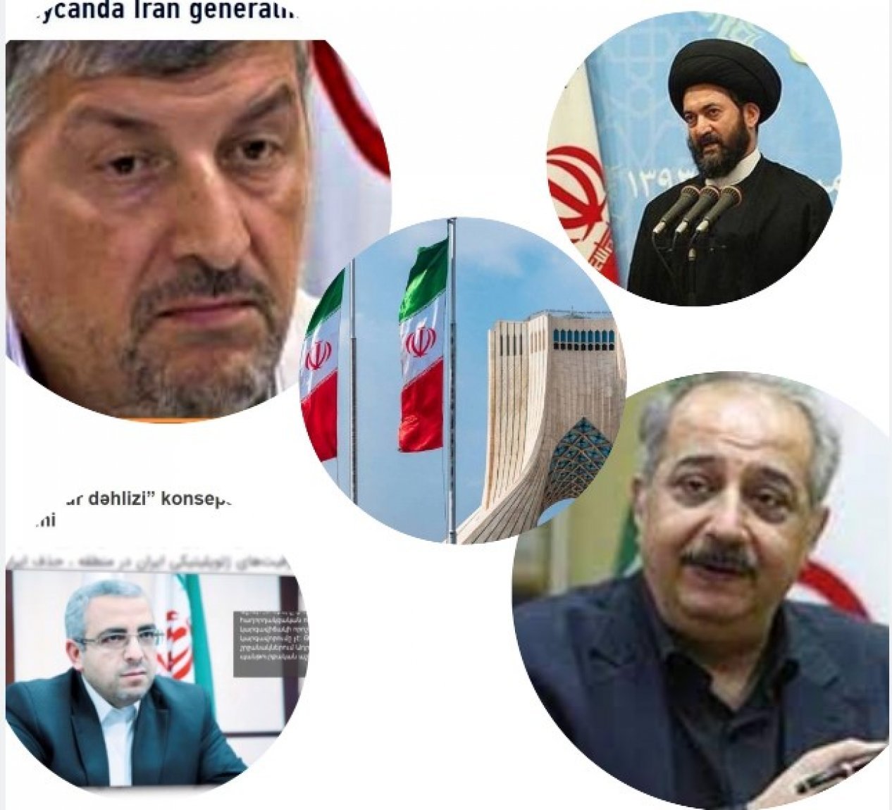 Участники антиазербайджанской сети в Иране: официальные лица, организации, СМИ - Часть 1