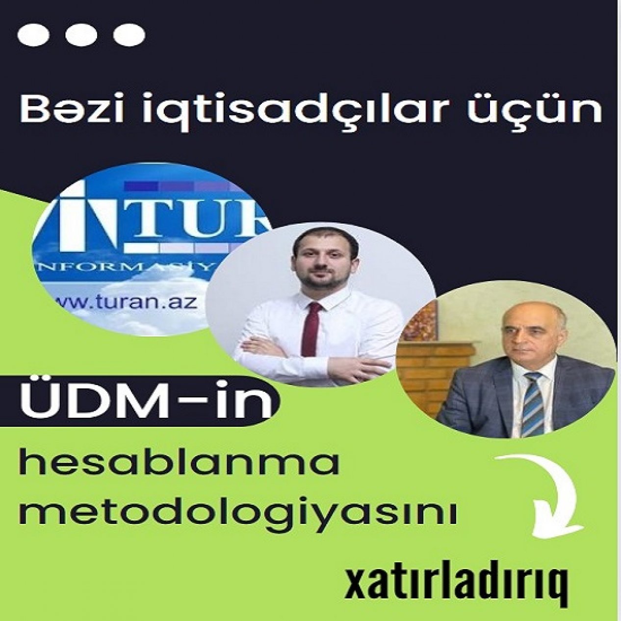 Bəzi iqtisadçılar üçün ÜDM-in hesablanma metodologiyasını xatırladırıq