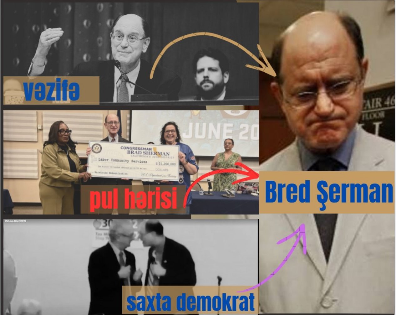 Bred Şerman – vəzifə və pul hərisi olan saxta demokrat