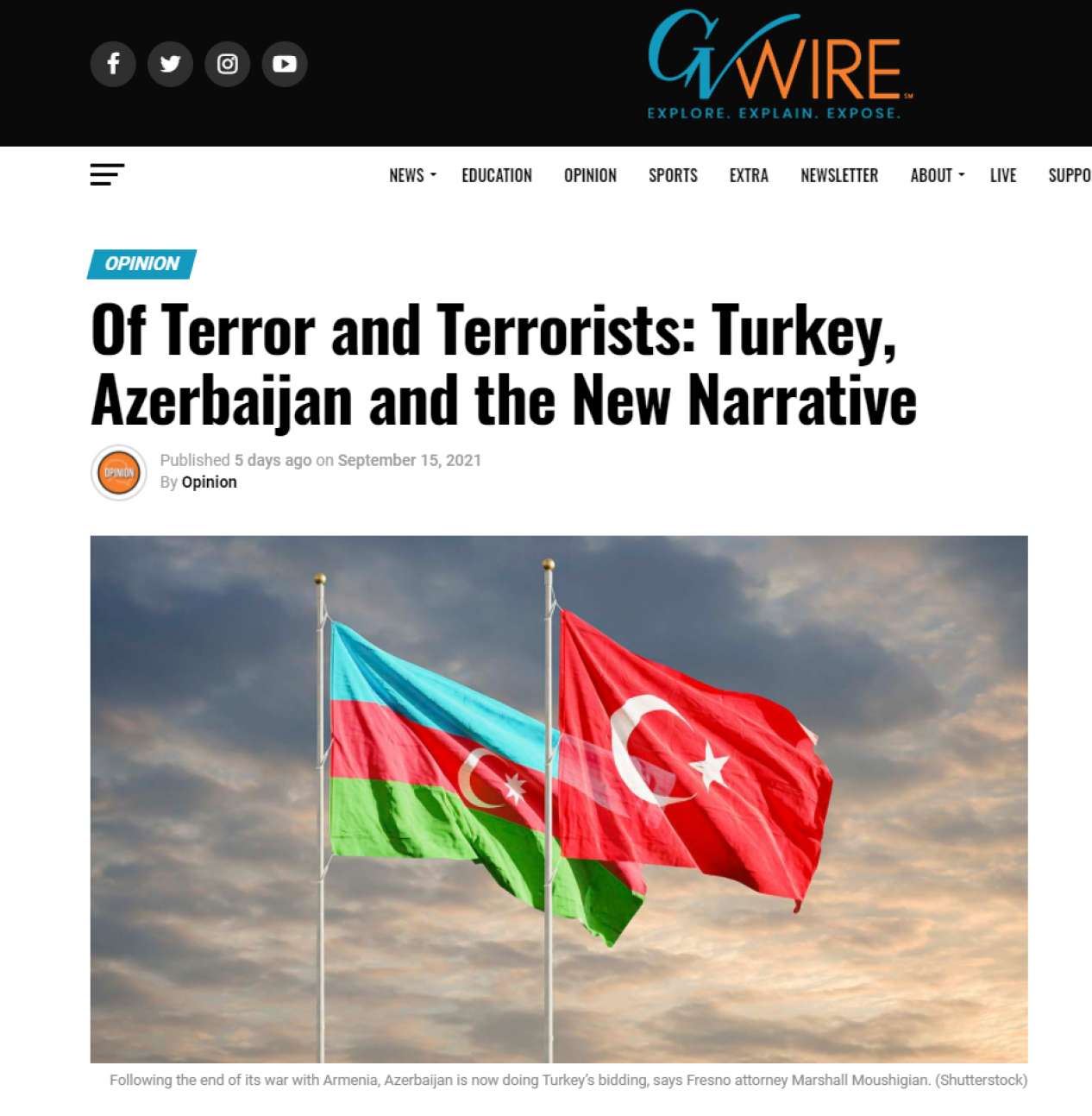 Американское издание: Во время Второй Карабахской войны азербайджанские военные атаковали гражданские объекты
