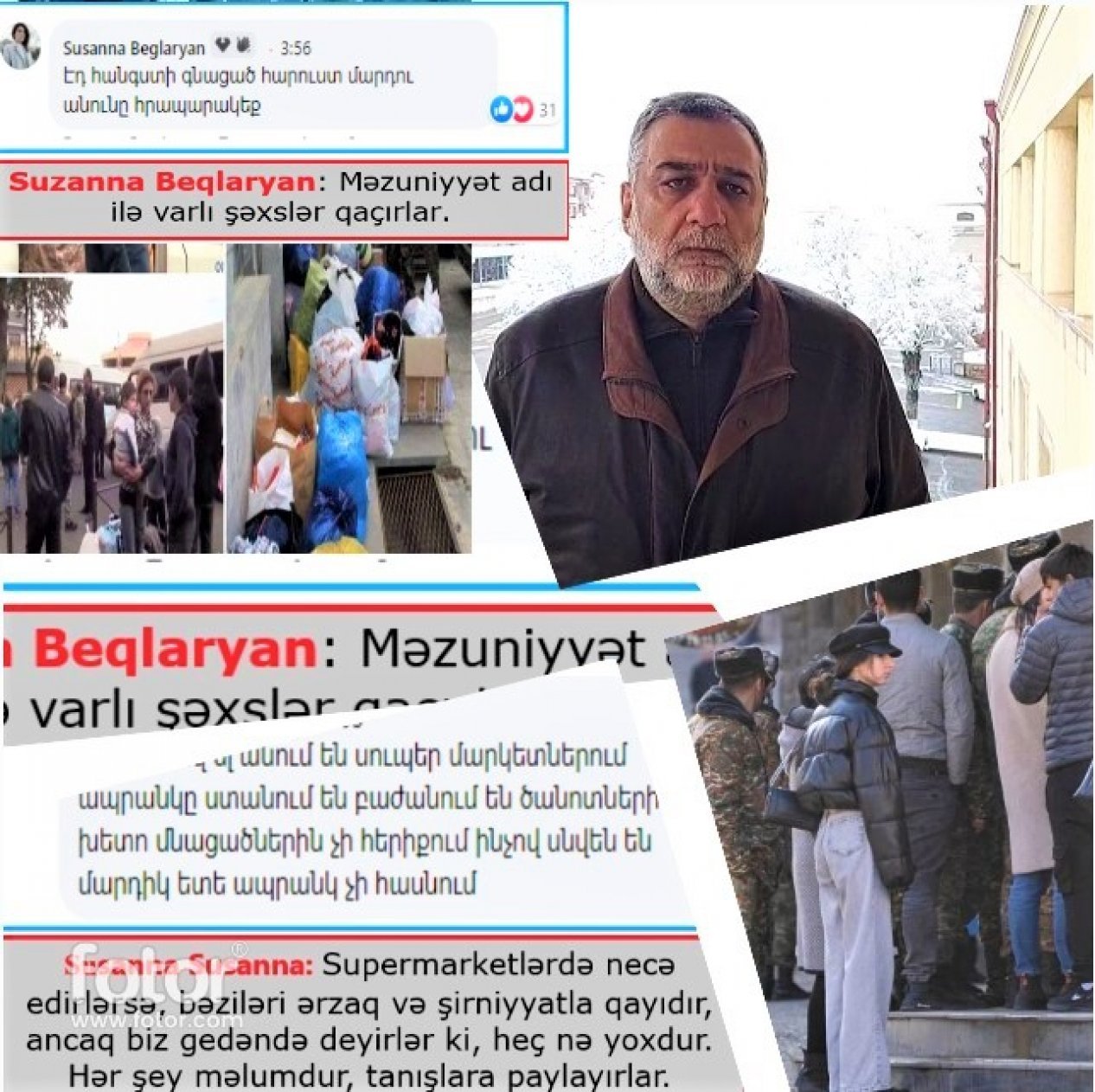 Vardanyan is oppressing, and Khankandi residents are looking for ways to escape - Facts