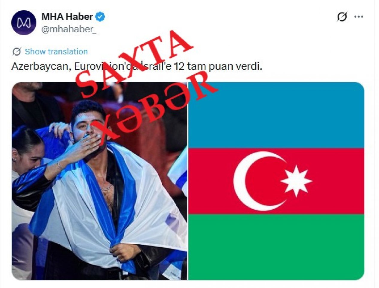 Azərbaycanla bağlı dezinformasiya yayan “MHA haber” hesabının arxasında kimlər dayanır?