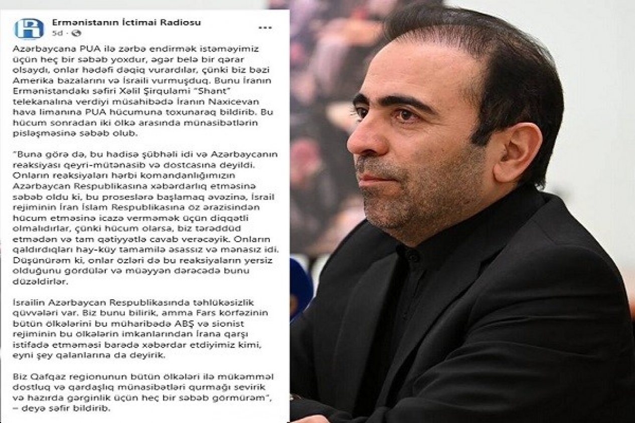 Səfir Xəlil Şirqulaminin yalanları ifşa olundu