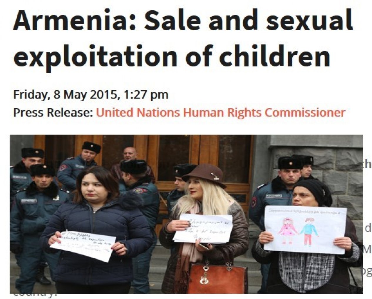 Ermenistan’da çocukların yasa dışı yollarla yabancı ailelere satılması olgusu gerçek mi?!