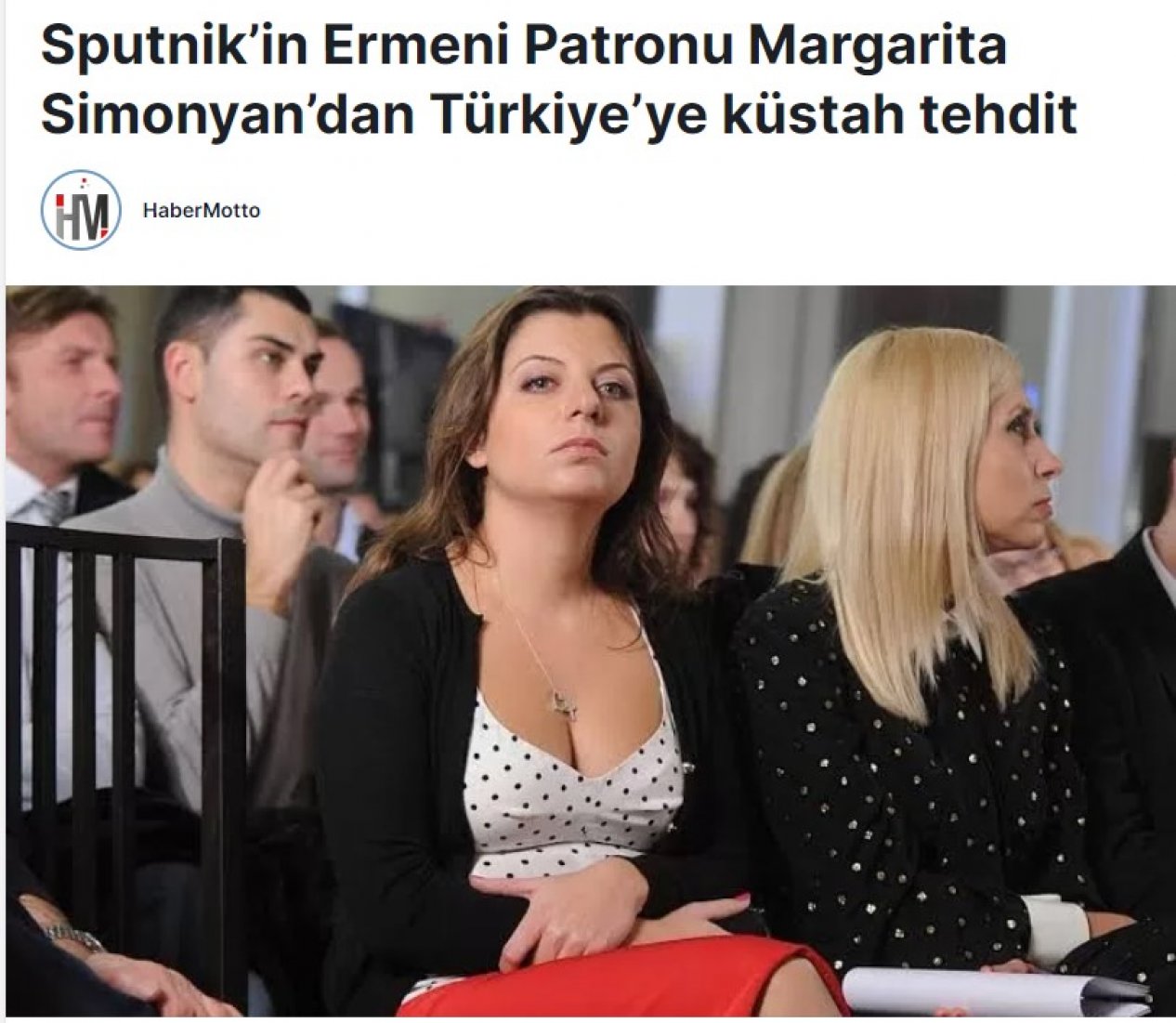 Margarita Simonyan’ın başında bulunduğu Sputnik’in Türkiye karşıtı haberler yapmasının  nedeni ne?!