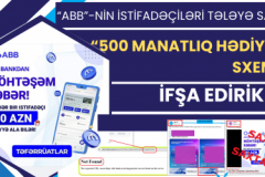 “ABB”-nin istifadəçiləri tələyə salan “500 manatlıq hədiyyə” saxta sxemini addım-addım ifşa edirik