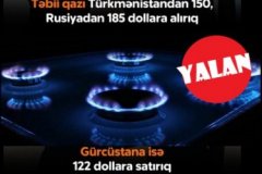 Azərbaycan Rusiyadan və Türkmənistandan baha qiymətə qaz alıb ucuz qiymətə Gürcüstana satır?
