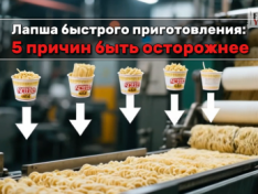 Лапша быстрого приготовления:  5 причин быть осторожнее