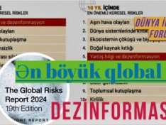 Yaxın 2 il üçün ən böyük qlobal risk: DEZİNFORMASİYA