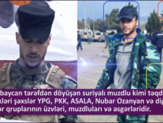 How was the fighter of the Armenian terrorist organization presented as Syrian mercenary fighting for Azerbaijan?