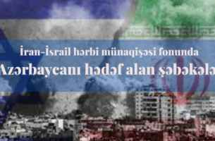 İran-İsrail hərbi münaqişəsi fonunda Azərbaycanı hədəf alan şəbəkələr