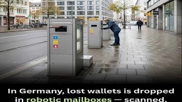 Есть ли в ФРГ "роботизированные почтовые ящики", которые возвращают потерянные вещи владельцу?