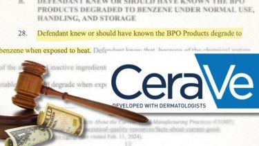 L'Oréal faces 6 class action lawsuits over claims some CeraVe products contain cancer-causing chemical