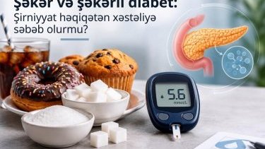 Şəkər və şəkərli diabet: şirniyyat həqiqətən xəstəliyə səbəb olurmu?