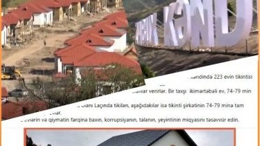 Zabuxda tikinti ilə bağlı korrupsiya ittihamları: kənddə inşa edilən bir ev üçün 187 min 482 manat xərclənib