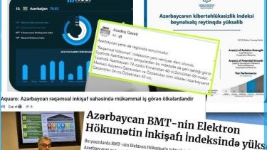 “Azadlıq qəzeti”nin növbəti yalanı: Azərbaycan “Rəqəmsal hökumət” indeksi üzrə regionda sonuncudur