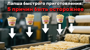 Лапша быстрого приготовления:  5 причин быть осторожнее