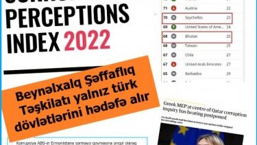 Transparency İnternational yalnız türk dövlətlərini hədəfə alır, Qubad İbadoğlu isə...