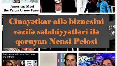 Nancy Pelosi, who protects her criminal family business with the powers of office