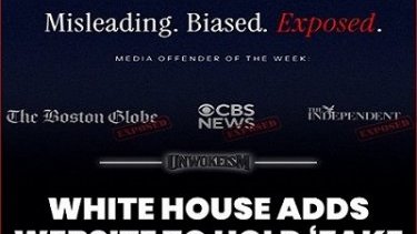 Ağ Ev "Mediada qanun pozucuları”nı ifşa etmək üçün yaradılan izləmə platformasını təqdim edib