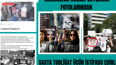 Ermənilər Xocalı soyqırımı fotolarından saxta təbliğat üçün istifadə edirlər