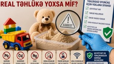 Uşaq oyuncaqlarında asbest təhlükələri haqda faktları yoxlayırıq