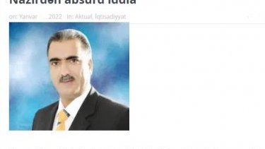 N.Əliyev: Azərbaycana idxal olunan ərzaq mallarının bahalaşmasının səbəbi qlobal bazar amili deyil, korrupsiya, monopoliya...