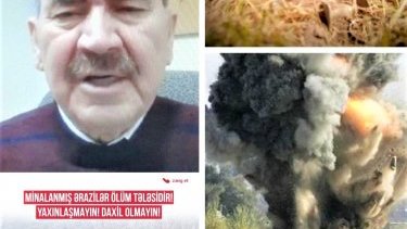 Cəmil Həsənlinin mina terroru ilə bağlı kinayəli statusu və Ermənistanı müdafiə etməsi haqda