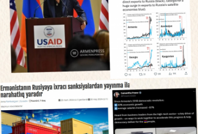 Samanta Pauerin saxtakarlığı: Ermənistan iqtisadiyyatı islahatlar sayəsində böyüyüb, yoxsa re-eksport hesabına?