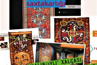 Ermənilərin növbəti saxtakarlığı: “Malıbəyli” xalçası “Hndzoresk” adı ilə tanıdılır