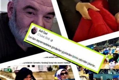 Cebinde şeker ve kuruyemişlerle Türkiye'ye yardım için gönderilen mont videosunun da İran’da çekildiğini iddia ettiler