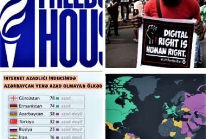 “Freedom House” Azərbaycanı “İnternet Azadlığı İndeksi”nə görə qeyri-azad ölkə sayır, bəs digərləri nə düşünür?