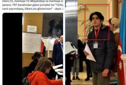 Seçki günü türk jurnalist ilə mübahisə edən “dövlət rəsmisinin” kimliyini müəyyən etdik