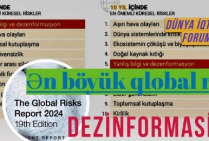 Самый большой глобальный риск на ближайшие 2 года: ДЕЗИНФОРМАЦИЯ