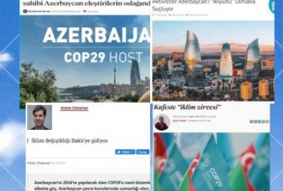 Azerbaycan’da gerçekleşecek olan COP29 ile ilgili Türkiye’de kimler olumsuz algı yaratıyor?!