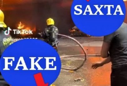İsraildə baş verən yanğınlarda azərbaycanlı yanğınsöndürənlərin iştirakını göstərən video saxtadır