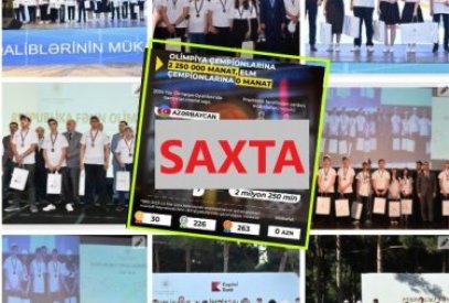 “Abzas media”nın saxtakarlığı: Olimpiya qaliblərinə milyonlarla pul, fənn olimpiadalarının qaliblərinə heç nə