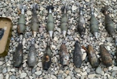ANAMA: 17 phosphorus shells left by Armenians discovered in Jabrayil