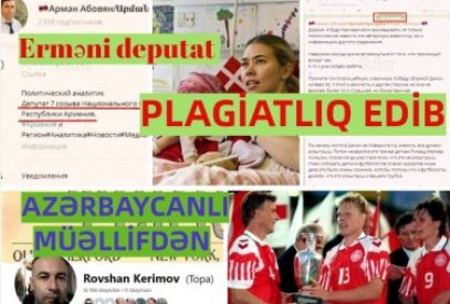 Erməni deputat azərbaycanlı müəllifdən plagiatlıq edib-FAKT