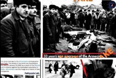 Армяне снова под своим именем публикуют фото, сделанное во время трагедии 20 Января
