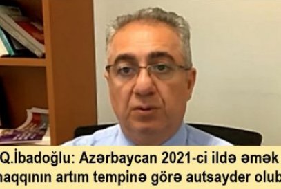 Q.İbadoğlu: Azərbaycan 2021-ci ildə əmək haqqının artım tempinə görə autsayder olub