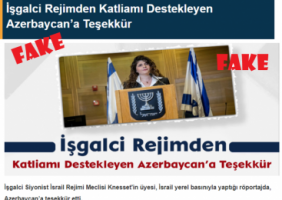 Knesset'in Likud Partili üyesi Sharren Haskel Azerbaycan'a teşekkür etti mi?
