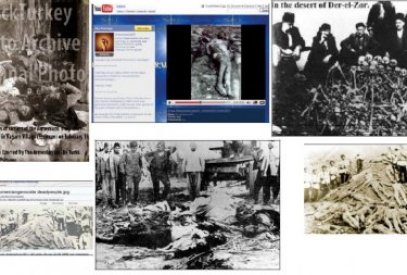 Ermeniler haber sitelerinde ve sosyal medyada Bakü'deki "Ermeni soykırımı"nın görüntülerini nasıl sundu?
